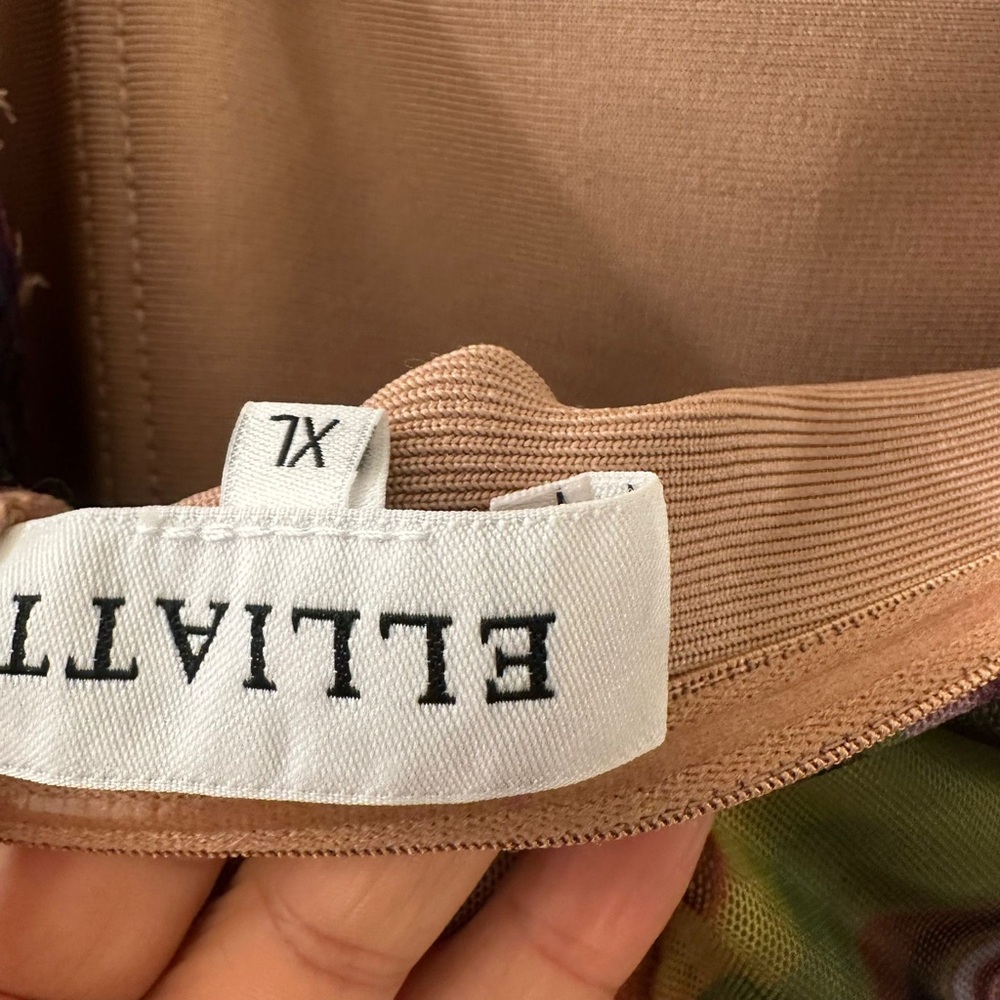 Elliatt Nala Psychedelic Colorful Rainbow Pride Rave Party Mini Dress Size XL - Picture 5 of 11